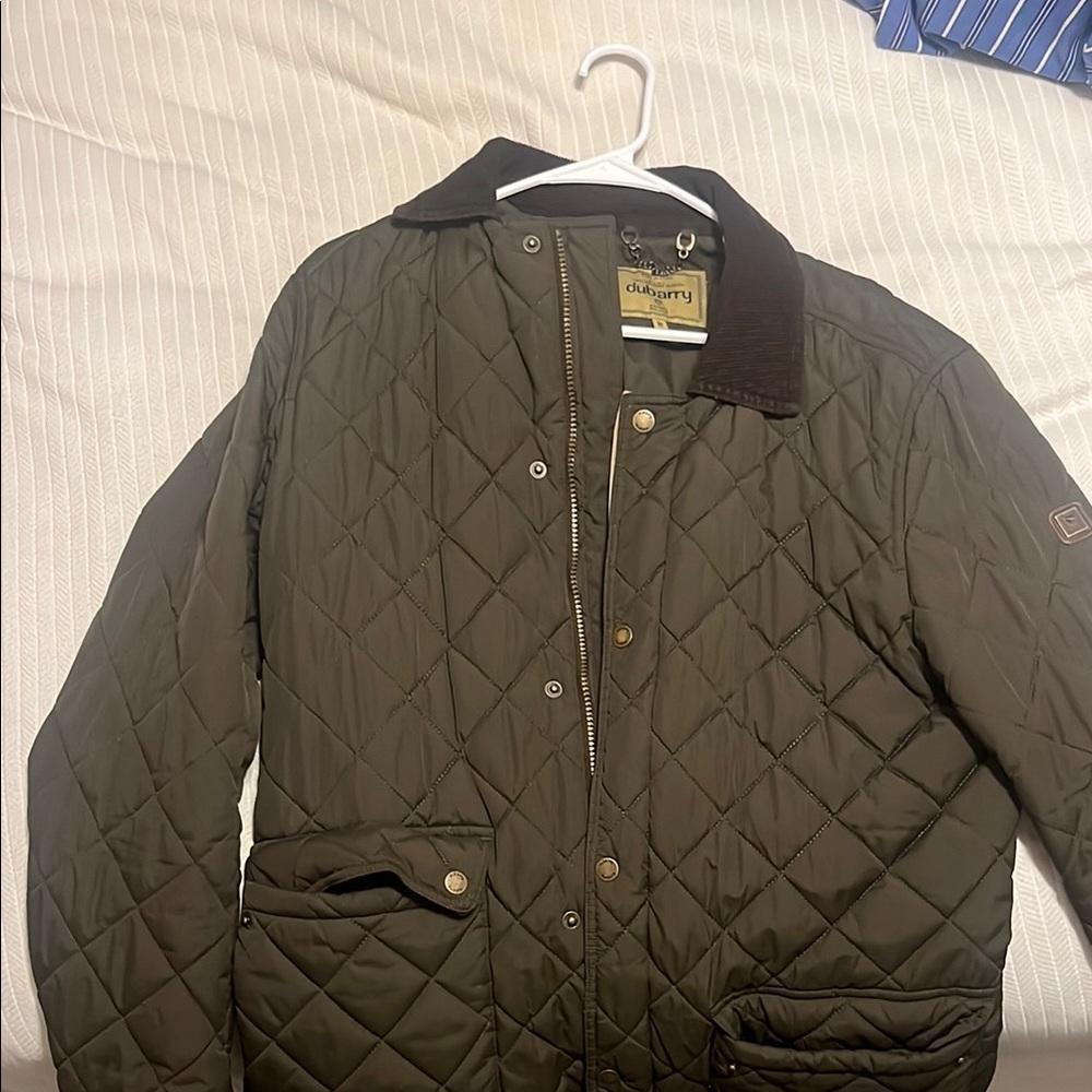 Olive Quilted Jacket Dubarry Ireland
